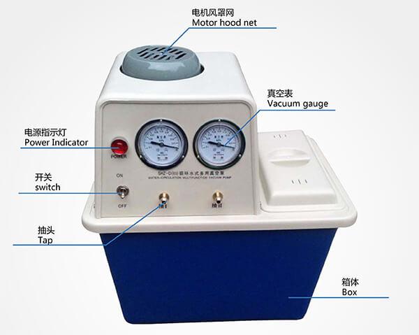 Ⅲ Lab Chemistry Equipment Circulating Water Pump 110V 180W Vacuum Pump SHZ-D 