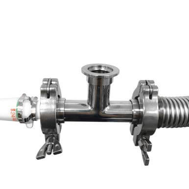 Stainless steel three-way valve
